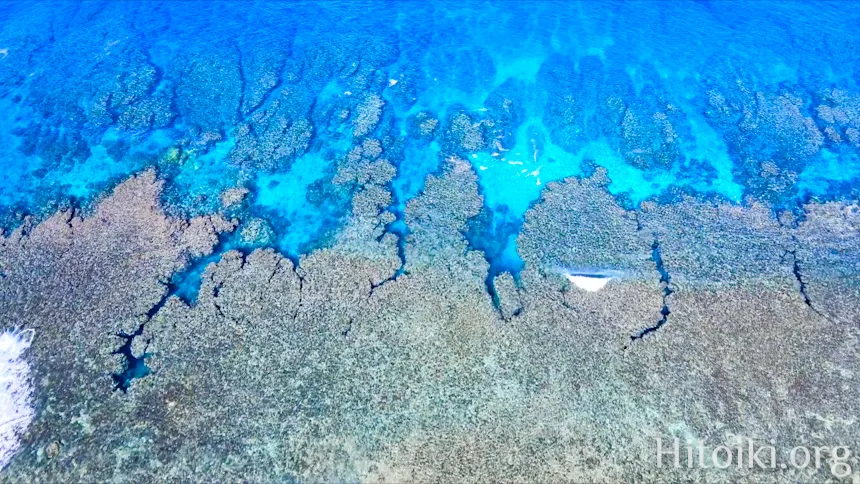 古宇利島トケイ浜ティーヌ浜ハートロック